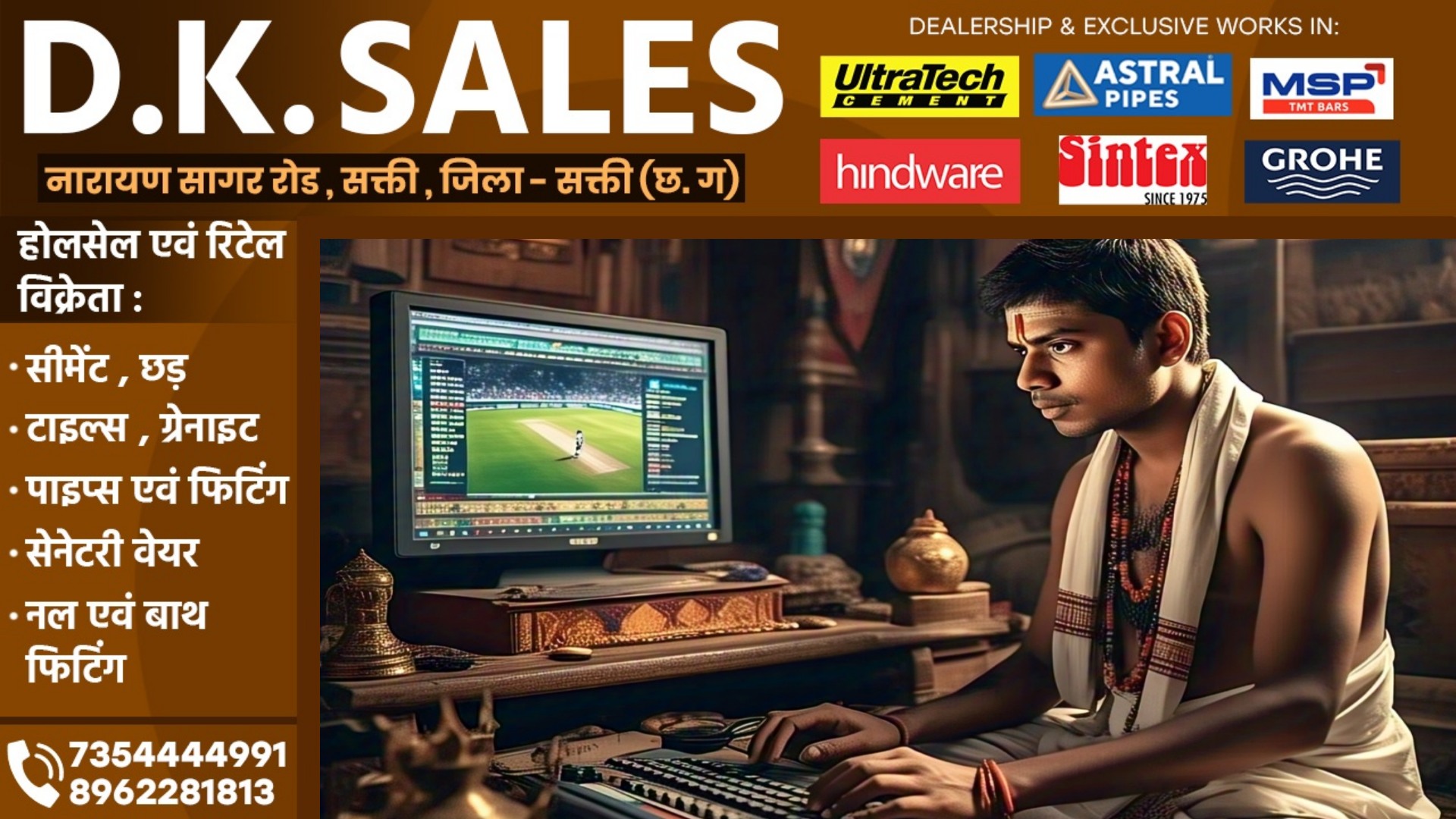 सक्ती - पंडिताई छोड़ सट्टा के काले कारोबार में उतरे पंडित जी , रोज लगवा रहे है IPL में दांव