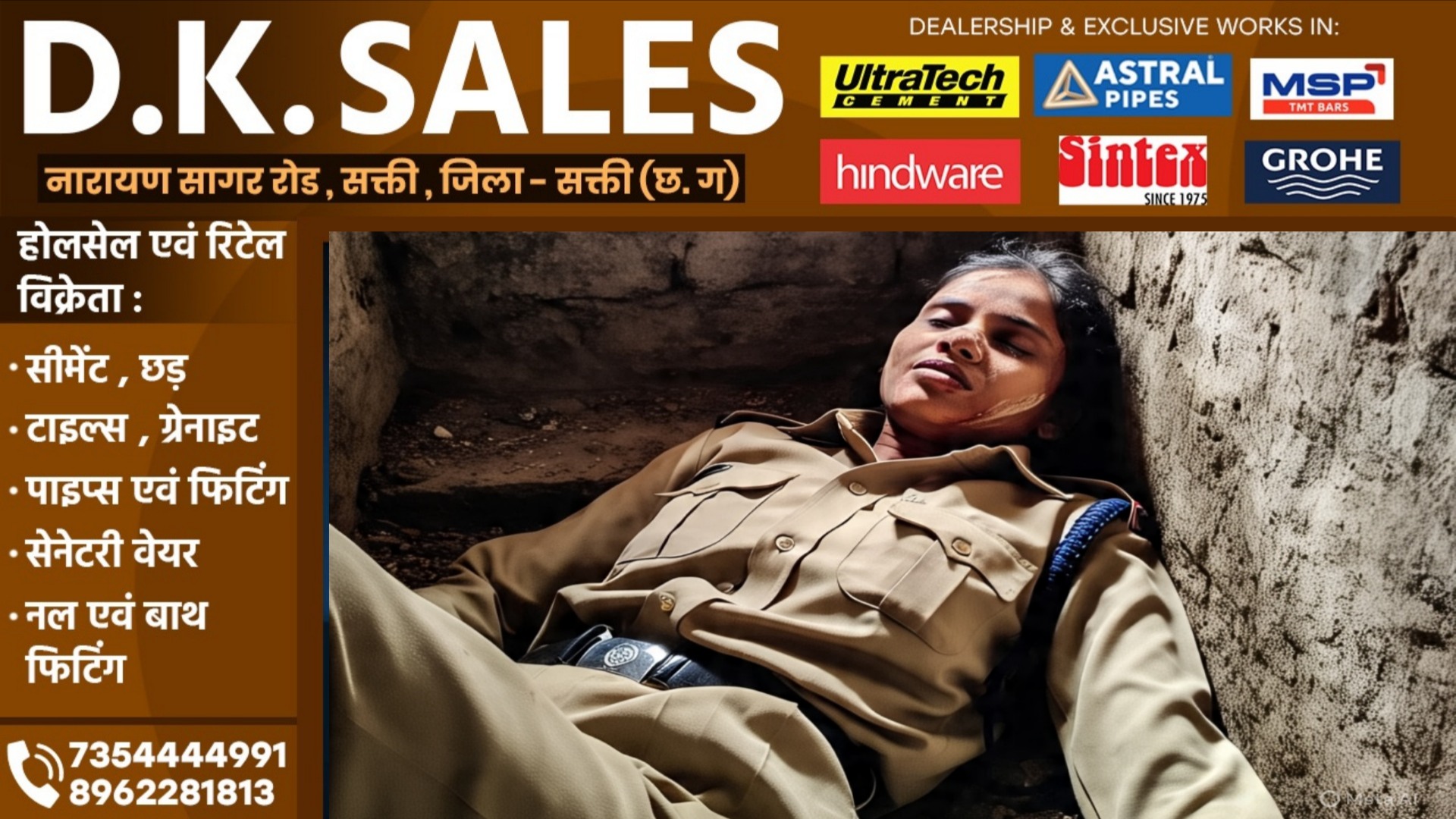 छत्तीसगढ़ - महिला आरक्षक साक्षी पटेल की फाँसी पर लटकती लाश मिलने से मची सनसनी , पुलिस जांच में जुटी