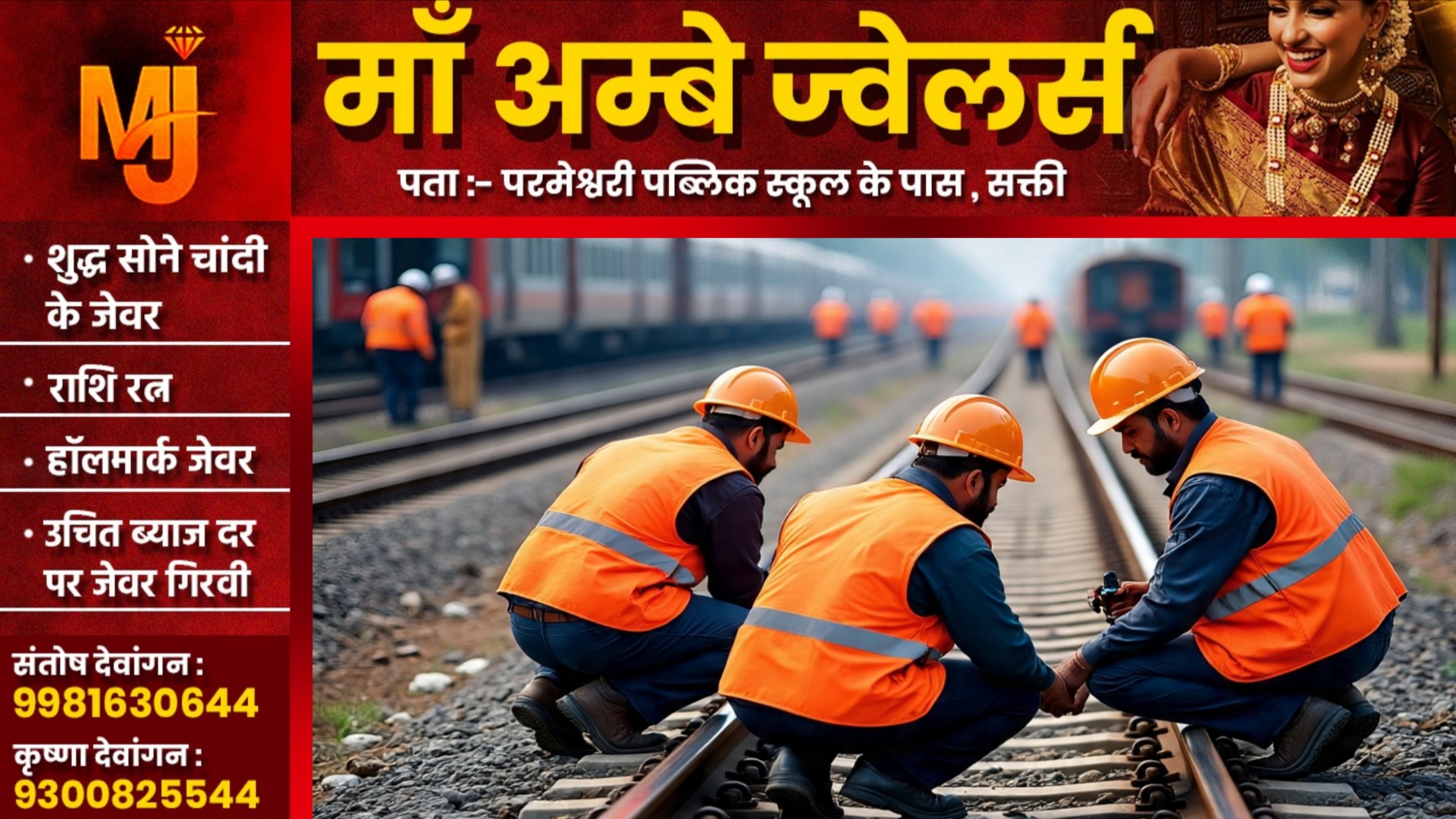 मुंबई-हावड़ा रेलमार्ग पर ट्रेन पलटाने की बड़ी साजिश नाकाम , एक झटके में जा सकती थी सैकड़ों जान