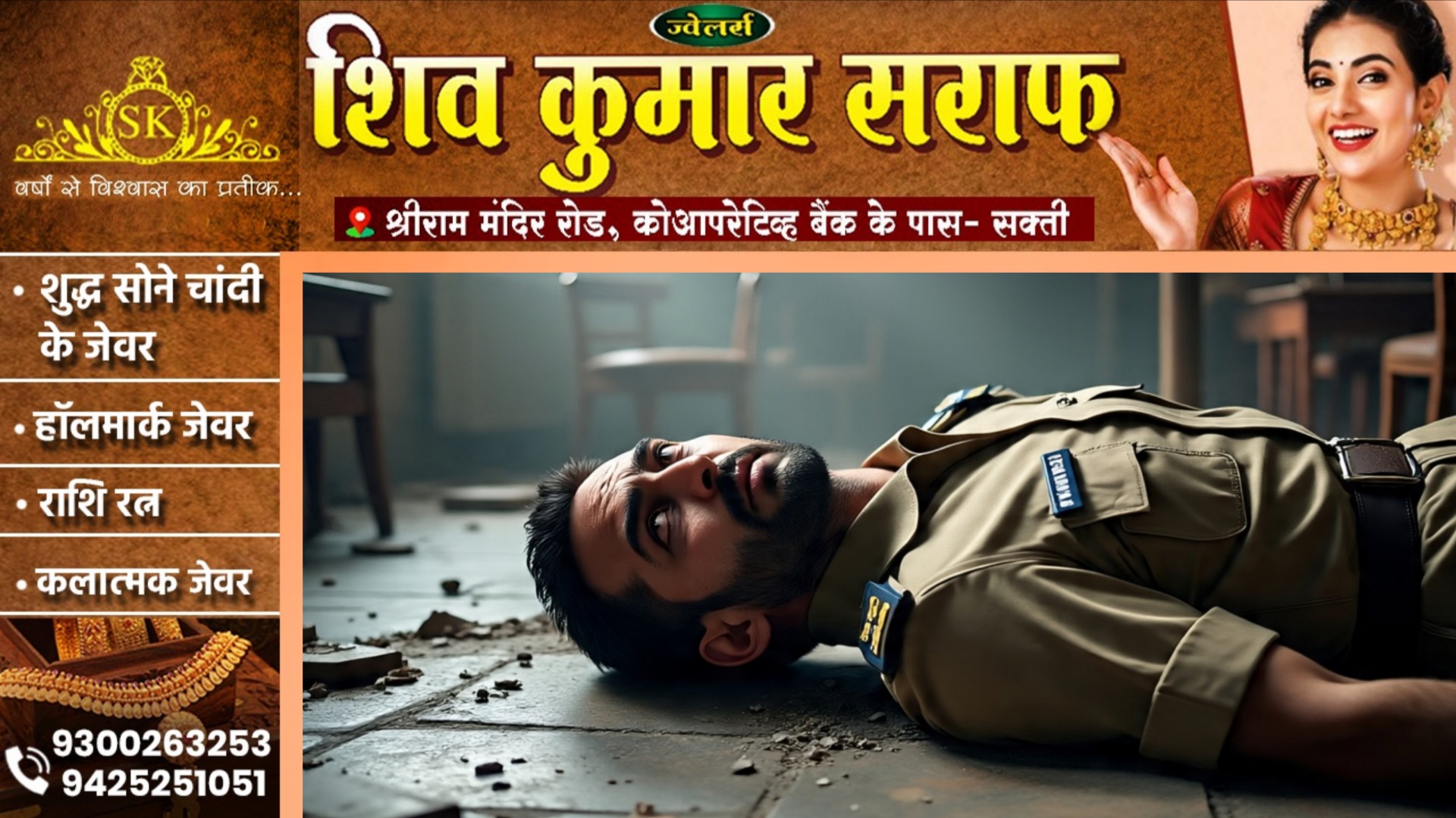 छत्तीसगढ़ - प्रधान आरक्षक राम आसरा पोर्ते ने फाँसी लगाकर की खुदकुशी , पुलिस जांच में जुटी