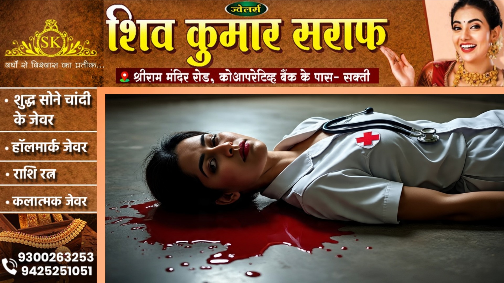 छत्तीसगढ़ - खून से लथपथ स्टाफ नर्स की लाश मिलने से मची सनसनी, पुलिस जांच में जुटी