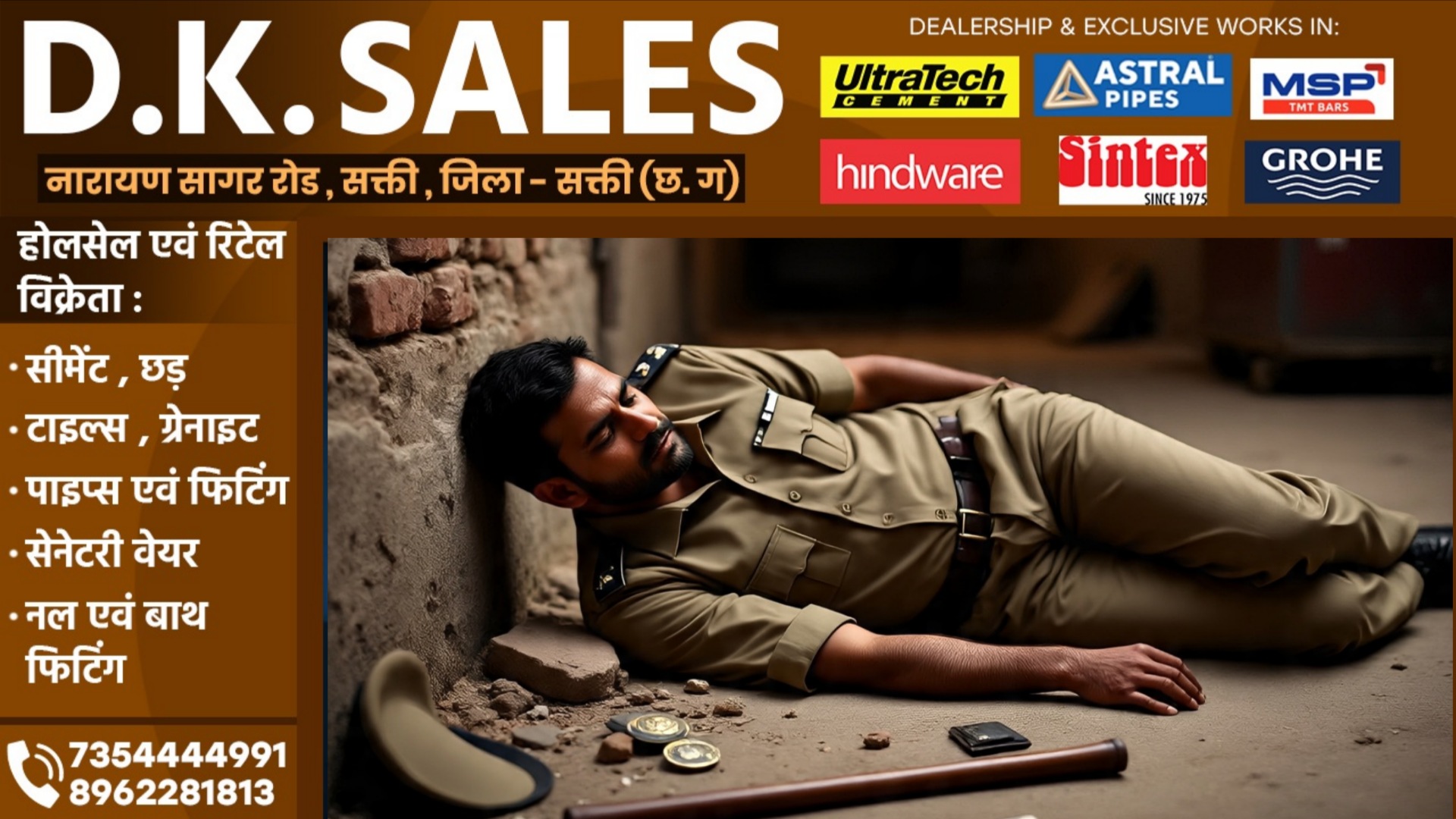 छत्तीसगढ़ - आरक्षक धनेश देवांगन ने जहर खा कर की खुदकुशी, पुलिस जांच में जुटी