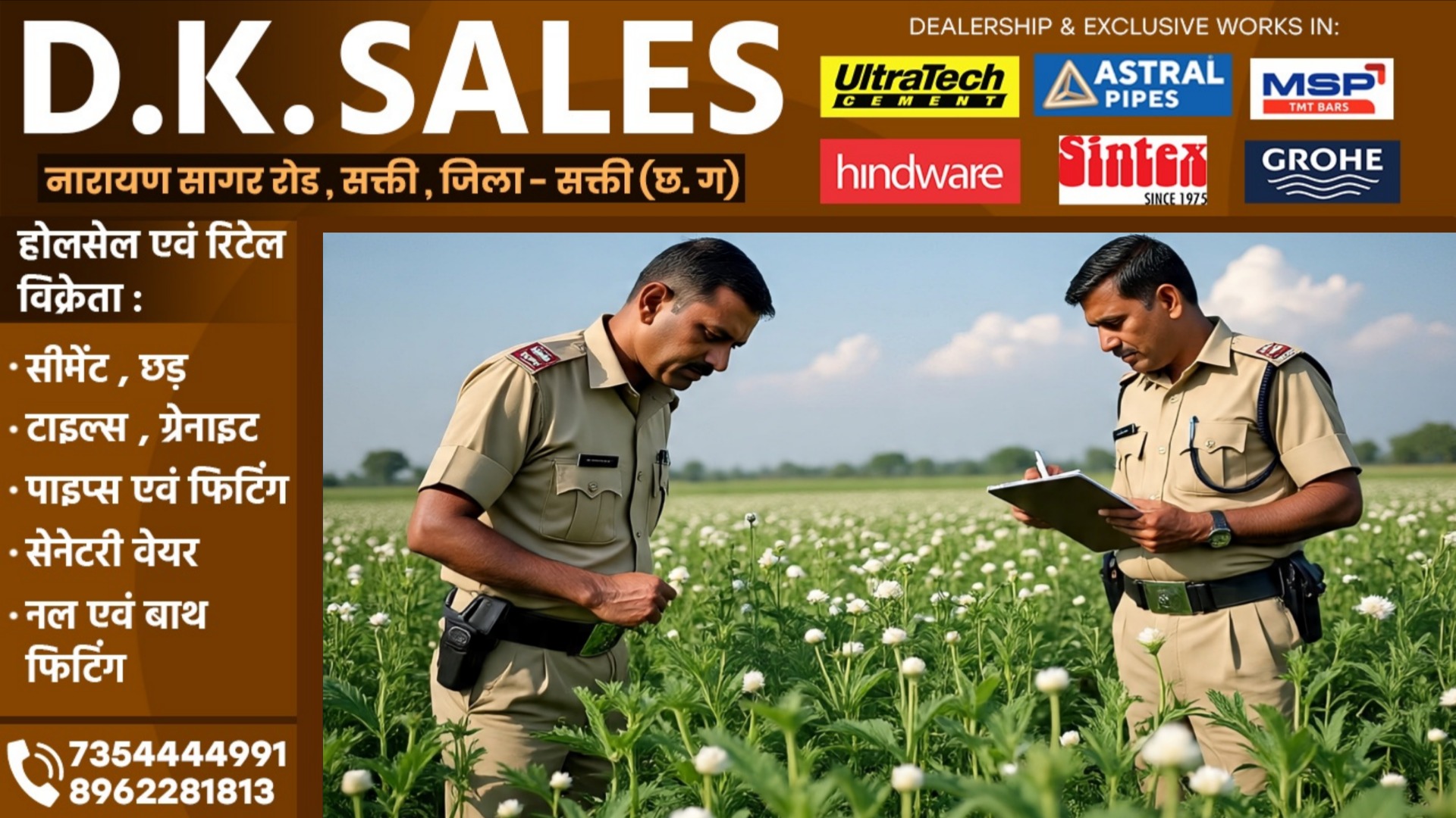 छत्तीसगढ़ - दुर्ग के बाद इस जिले में हो रही थी अफीम की खेती, पुलिस ने मारा छापा