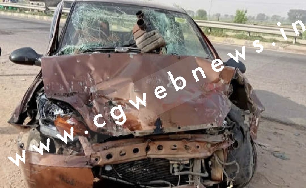 तेज रफ्तार बस ने कार को मारी टक्कर , दर्दनाक हादसे में दो की मौत और दो गंभीर
