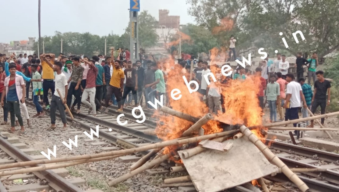 कई शहरों में प्रदर्शन , गुस्साए छात्रों ने ट्रेन में लगाई आग , जाने क्या है मामला 