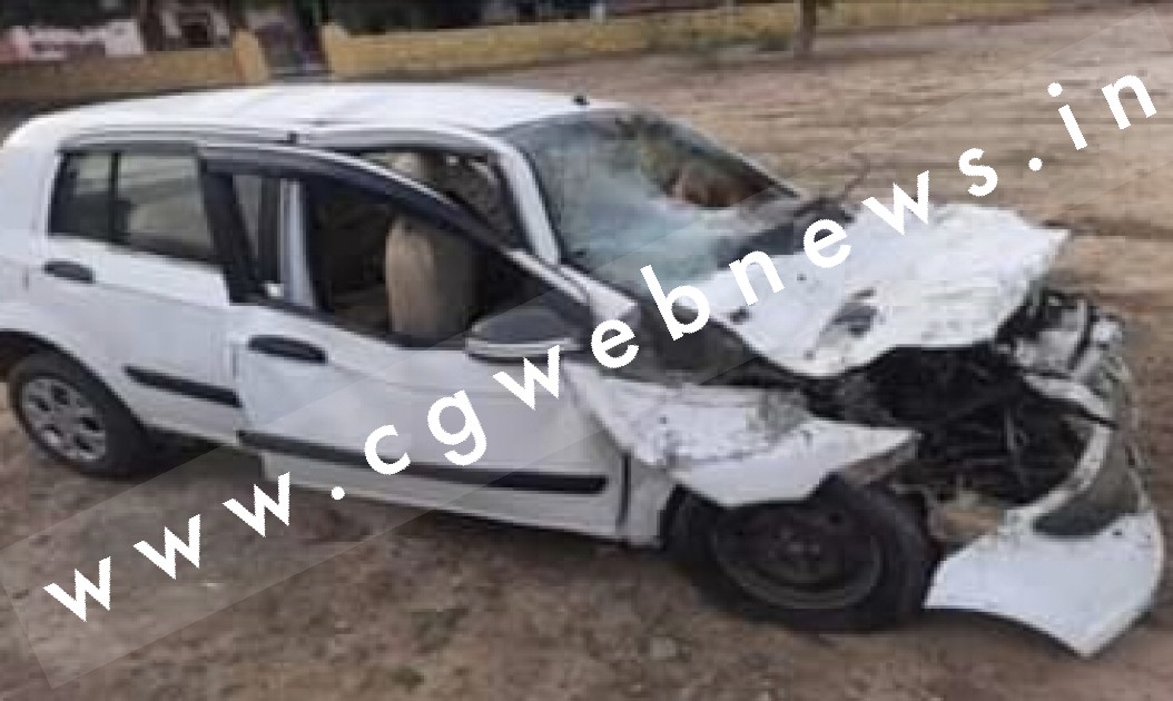 खड़ी ट्रक को तेज रफ्तार कार ने मारी टक्कर , हादसे में 05 लोगो की मौके पर ही मौत