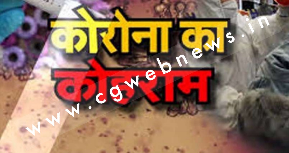 छत्तीसगढ़ में कोरोना ने पकड़ी फूल स्पीड , रायपुर जिला टॉप पर , देखे जिले वार आँकड़े