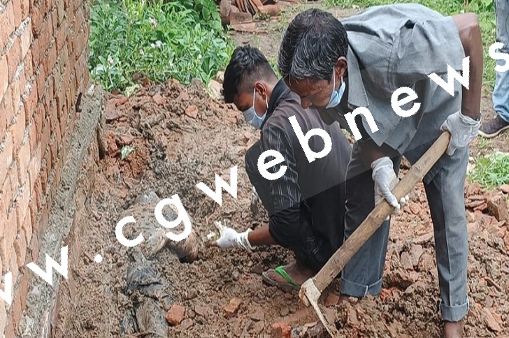 छत्तीसगढ़ - छोटे भाई की हत्या कर लाश को गड्ढे में दफनाया , 05 दिन बाद ऐसे खुला राज