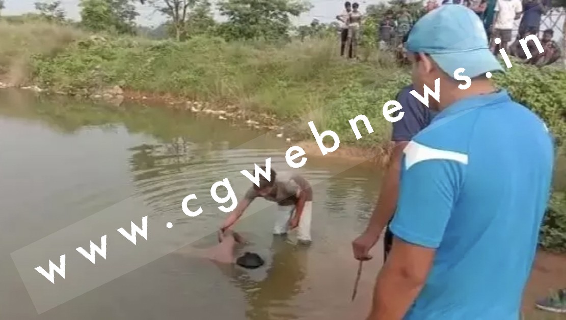 ससुराल गए दामाद की तालाब में मिली लाश , परिजनों ने जताई हत्या की आशंका