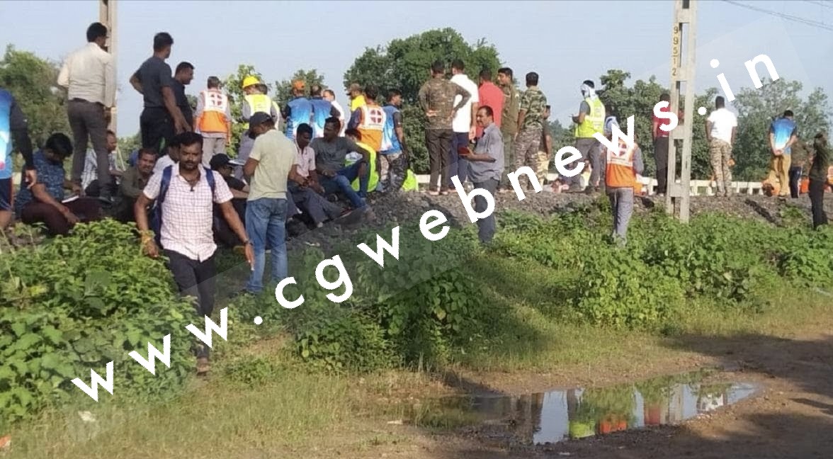 छत्तीसगढ़ के बिलासपुर से नागपुर की तरफ जा रही पैसेंजर ट्रेन और मालगाड़ी के बीच टक्कर , 50 से अधिक यात्री घायल