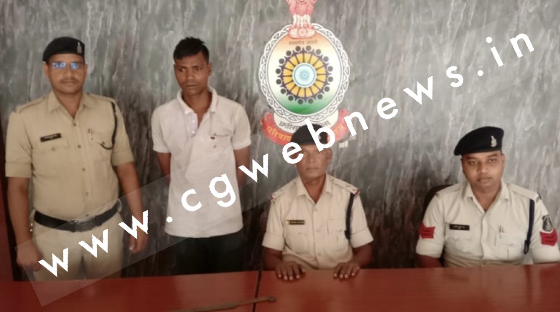 सक्ती के सोसायटी चौक में तलवार लहराना बिट्टू तिवारी को पड़ा भारी , KK ने गिरफ्तार कर भेजा जेल