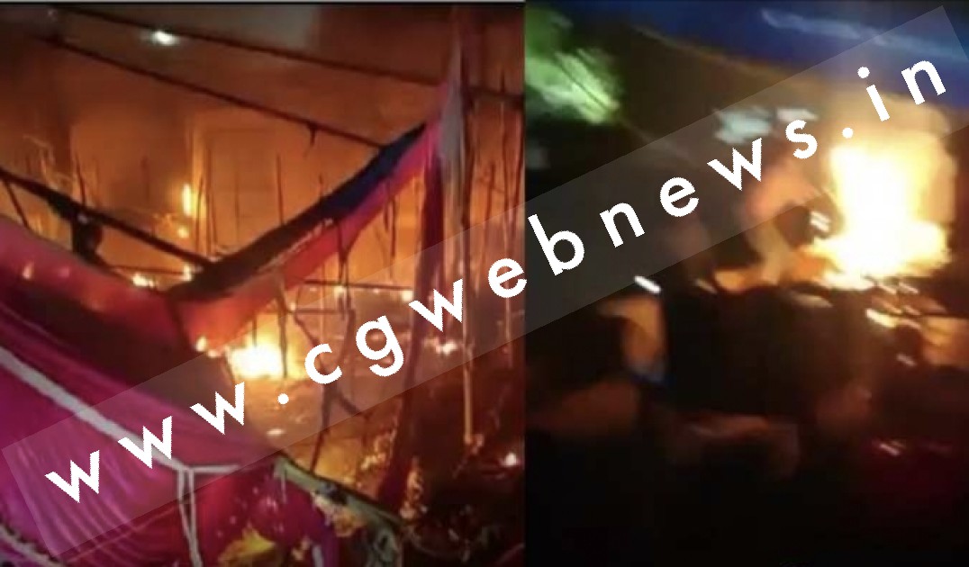दुर्गा पूजा पंडाल में लगी भीषण आग , 03 की मौत और 50 से ज्यादा लोग गंभीर रूप से झुलसे