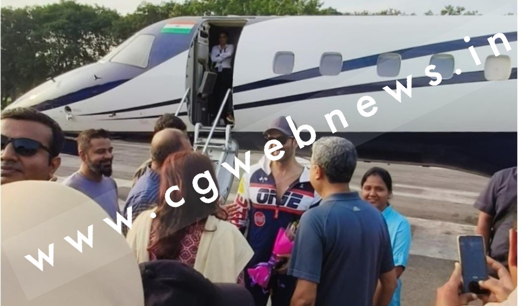 बॉलीवुड अभिनेता अक्षय कुमार छत्तीसगढ़ पहुँचे , यहाँ होगी 04 दिनों तक फ़िल्म की शूटिंग