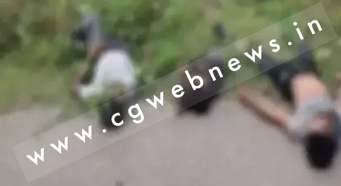 छत्तीसगढ़ - बाईक सवार 05 लोगो को बलेरो ने मारी टक्कर , 03 की मौत और 02 गंभीर