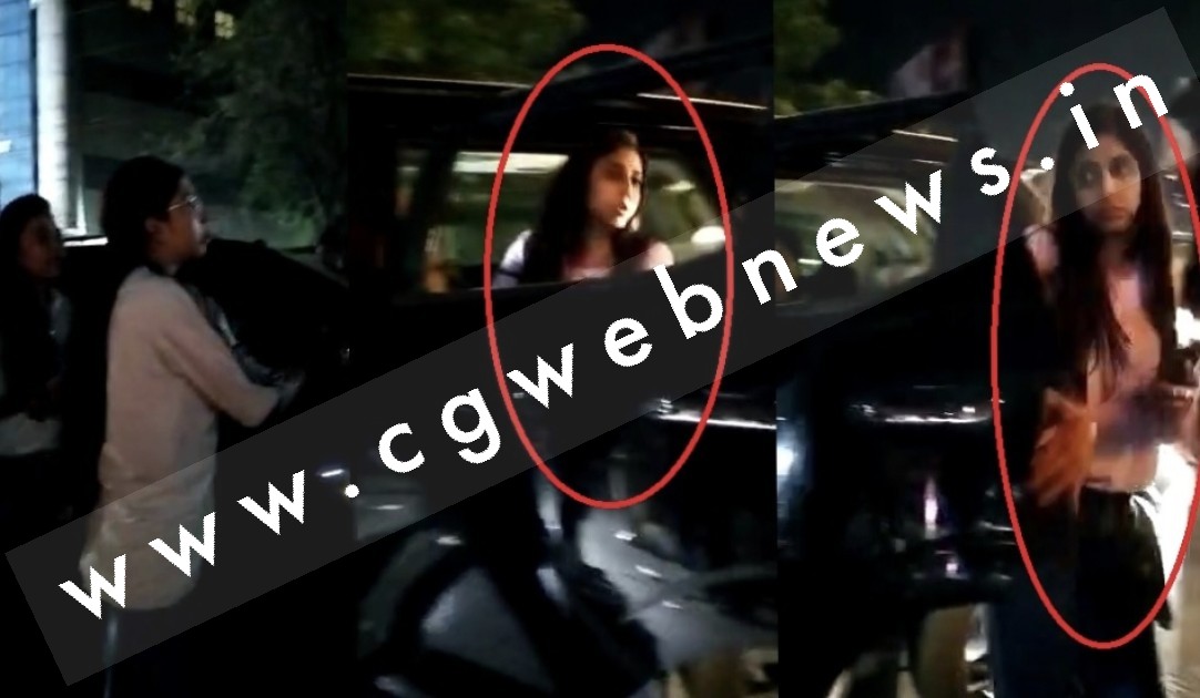 छत्तीसगढ़ - SUV सवार रईसजादी की गुंडागर्दी , पान ठेले वाले को कहा काट कर रख दूंगी , जाने क्या है मामला