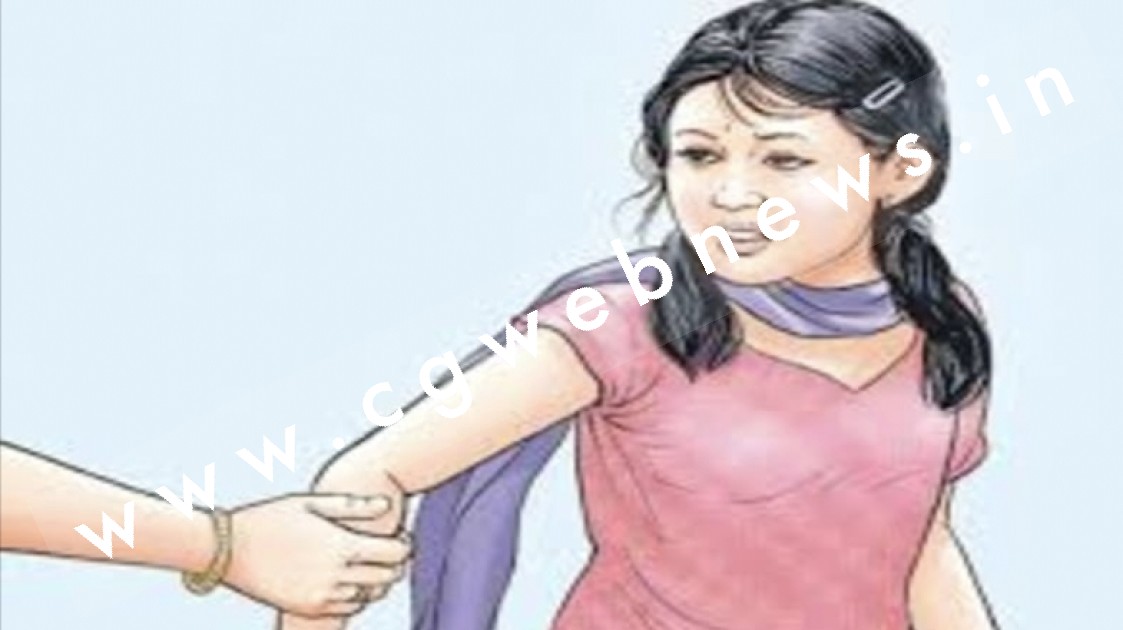 सक्ती - घर के अंदर घुसकर नाबालिग से छेडछाड , नाबालिग को घर मे अकेली देख कर बिगड़ी थी नियत