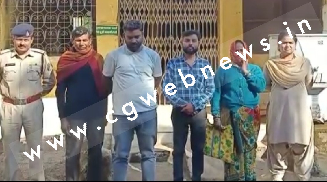 सक्ती - दहेज के लोभी पति , सास , ससुर और देवर गिरफ्तार , बाईक और 10 लाख की कर रहे थे मांग , सभी गए जेल