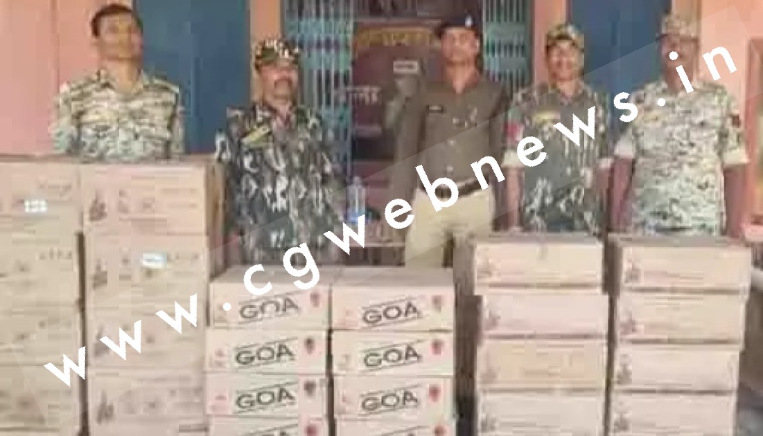 लग्जरी कार में MP की बनी गोआ अंग्रेजी शराब की तस्करी करते 05 आरोपी गिरफ्तार , पाँच लाख की शराब जब्त