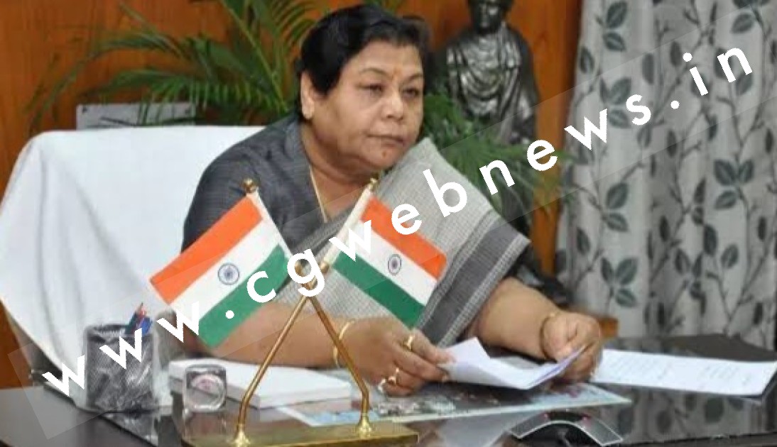 छत्तीसगढ़ - आरक्षण बिल लटका अधर पर , राज्यपालअनुसूईया उईके ने आरक्षण बिल को ले कर दिया दो टूक बयान