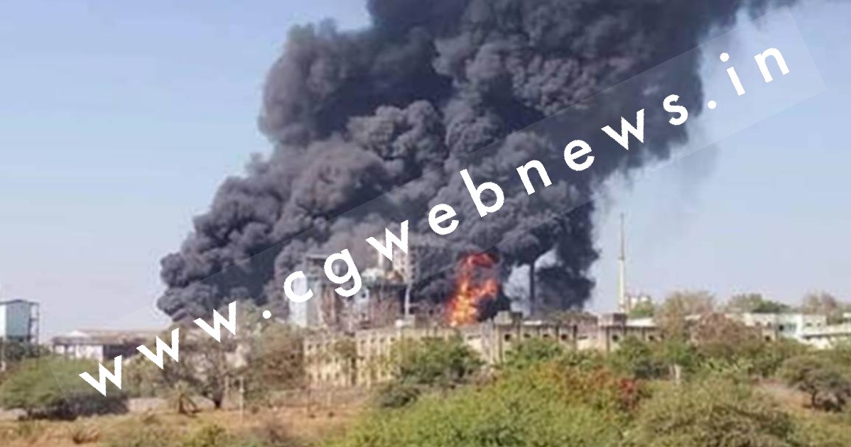 जिंदल फैक्ट्री में बॉयलर फटने से लगी भीषण आग,  एक श्रमिक की मौके पर ही मौत और 14 मजदूर झुलसे