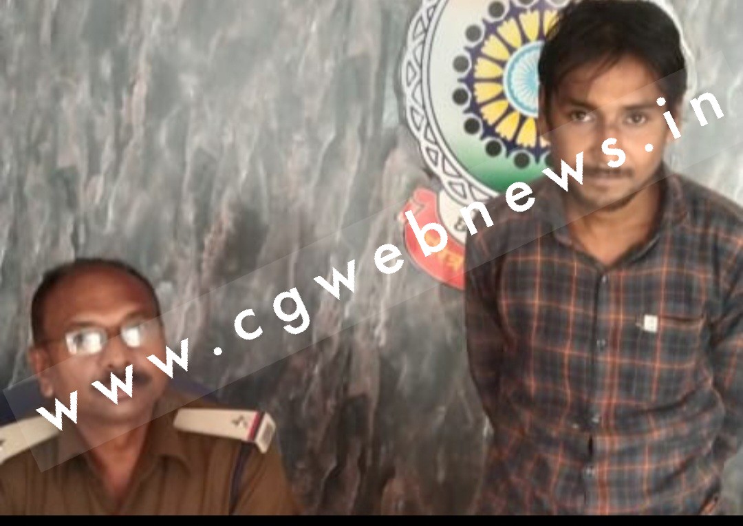 सक्ती - नए सिंघम ने थाने की कमान संभालते ही अभिषेक शर्मा को तलवार लहराते किया गिरफ्तार