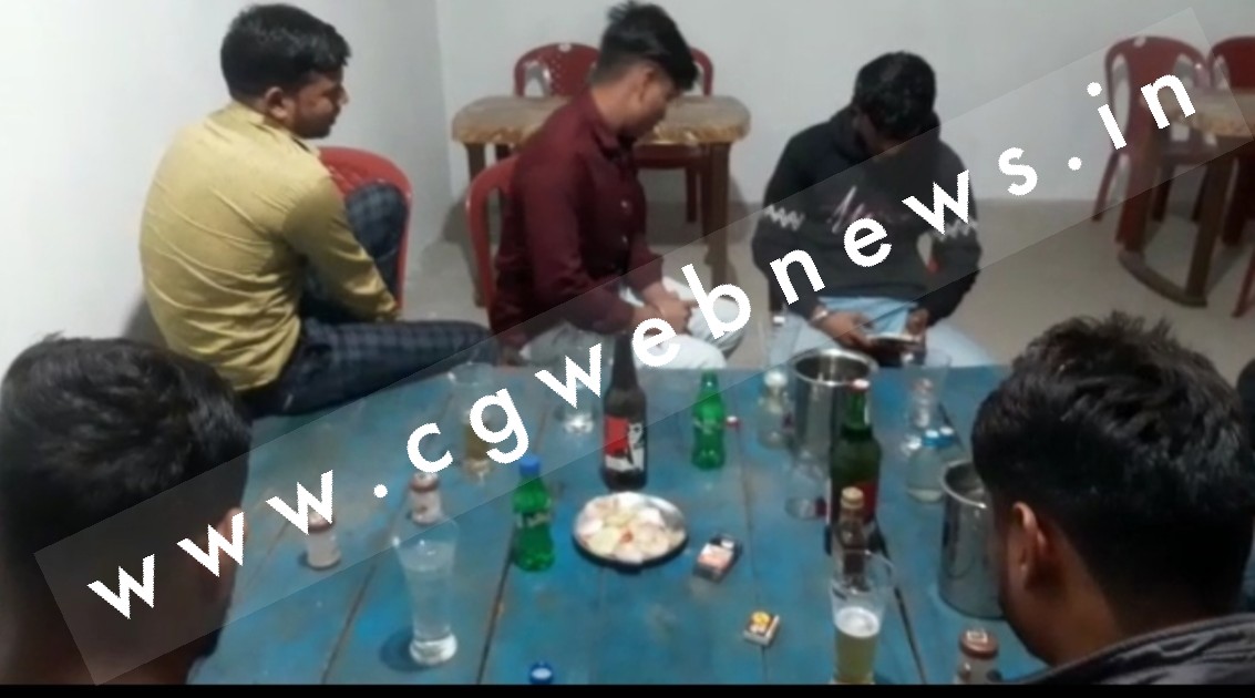सक्ती के शराब प्रेमियों के लिए अच्छी खबर , लेकिन नए सिंघम के लिए चैलेंज , NH के ढाबो में है बैठ कर शराब पीने की है उत्तम ब्यवस्था , देखे VIDEO ,,