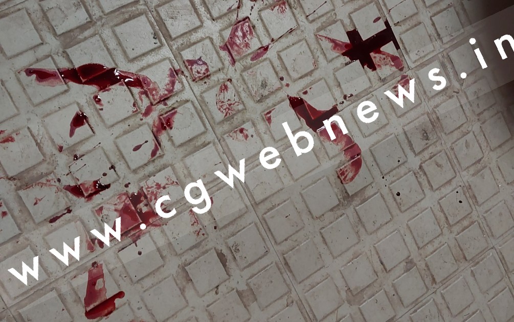 खून से लाल हुई सक्ती के चौपाटी की सड़क , अब लापरवाही किसकी और जिम्मेदार कौन ????