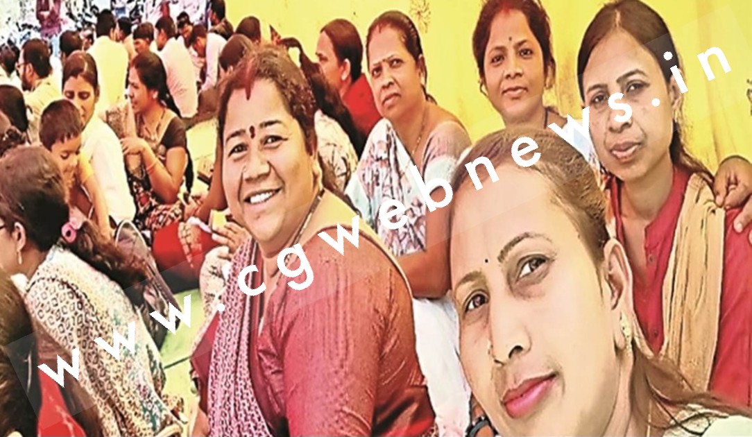 छत्तीसगढ़ - कांग्रेस विधायक की पत्नी भूपेश सरकार के खिलाफ 03 दिनों से बैठी है धरने पर