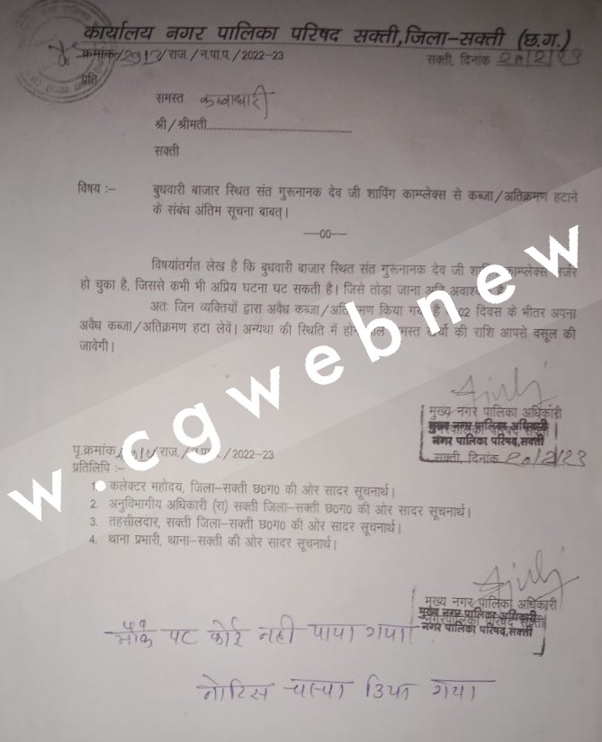 सक्ती - गरीब दुकानदारों के सीने में सरकारी बुलडोजर चलाने से पहले सोच लो साहेब , विधानसभा चुनाव नजदीक है ??  कँही  लेना या देना ना पड़ जाय