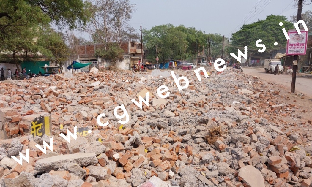 SAKTI BIG BREAKING - नगर पालिका के अधिकारी शंखपुष्पी का डबल डोज लेना भूल  गए , अब रंगों के बजाय कँही ,,,