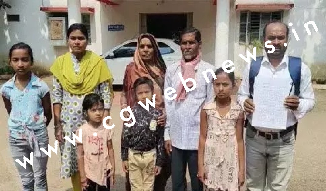 छत्तीसगढ़ - दबंगो के डर के साये में जीने को मजबूर है एक परिवार , इंसाफ के लिए SP से लगाई मदद की गुहार