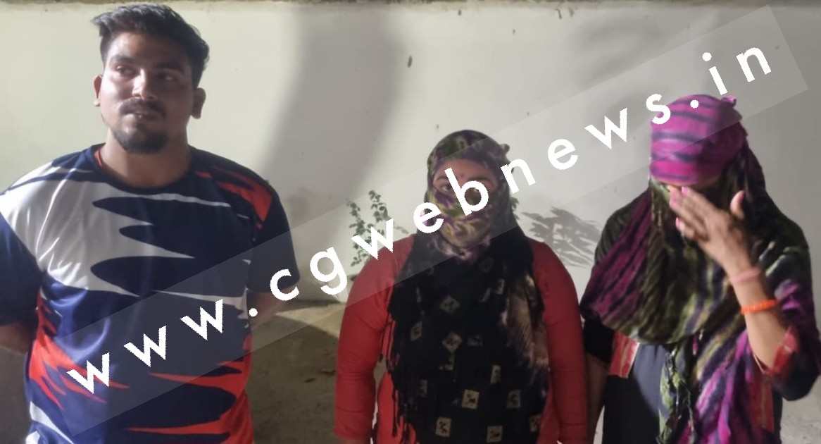 जांजगीर चाम्पा - जिले में चल सैक्स रैकेट का पर्दाफाश , रवीना टण्डन , अमृता सिंह सहित लव गिरफ्तार