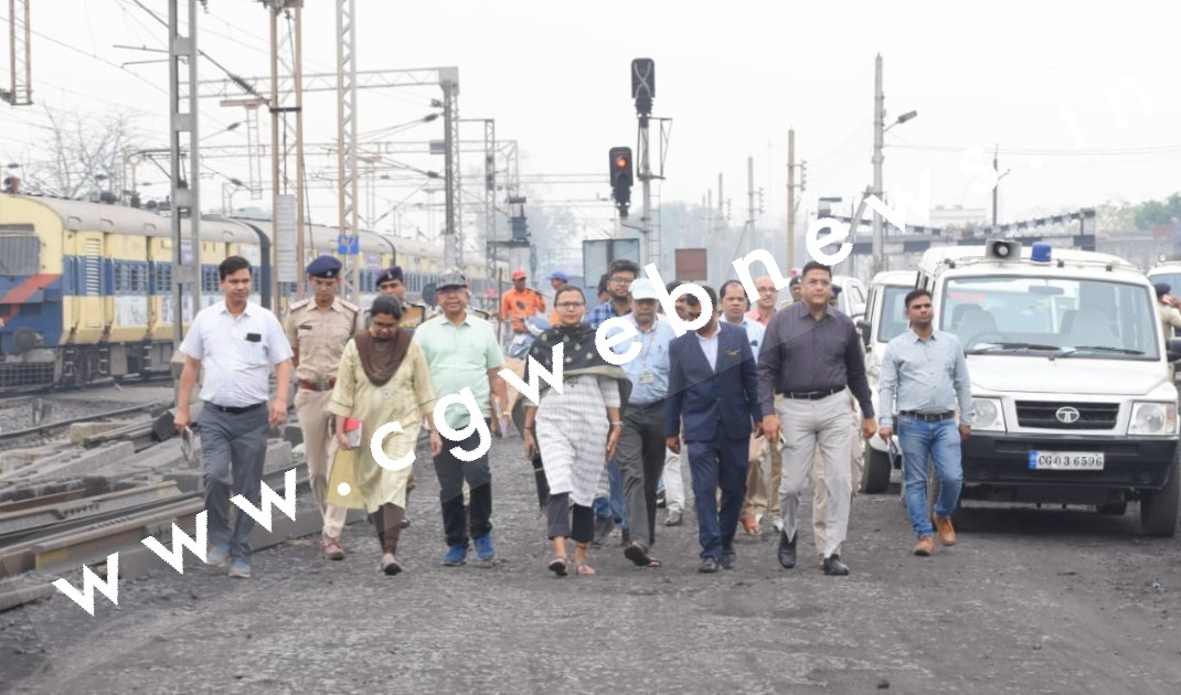 जांजगीर चाम्पा - ऐसा क्या हुआ की कलेक्टर और एसपी सहित जिले के सभी अधिकारी पहुँच गए नैला स्टेसन , पढ़े पृरी खबर