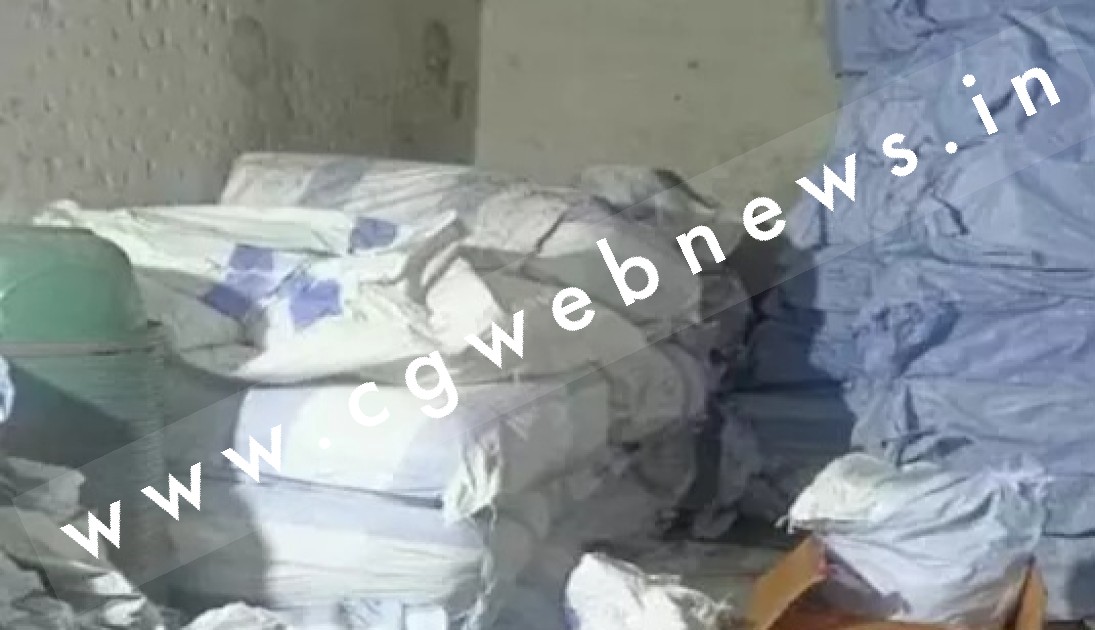 छत्तीसगढ़ - 10 लाख का पान मसाला जब्त ,  गोडाउन को किया गया सील , खाद्य एवं औषधि विभाग की कार्यवाही