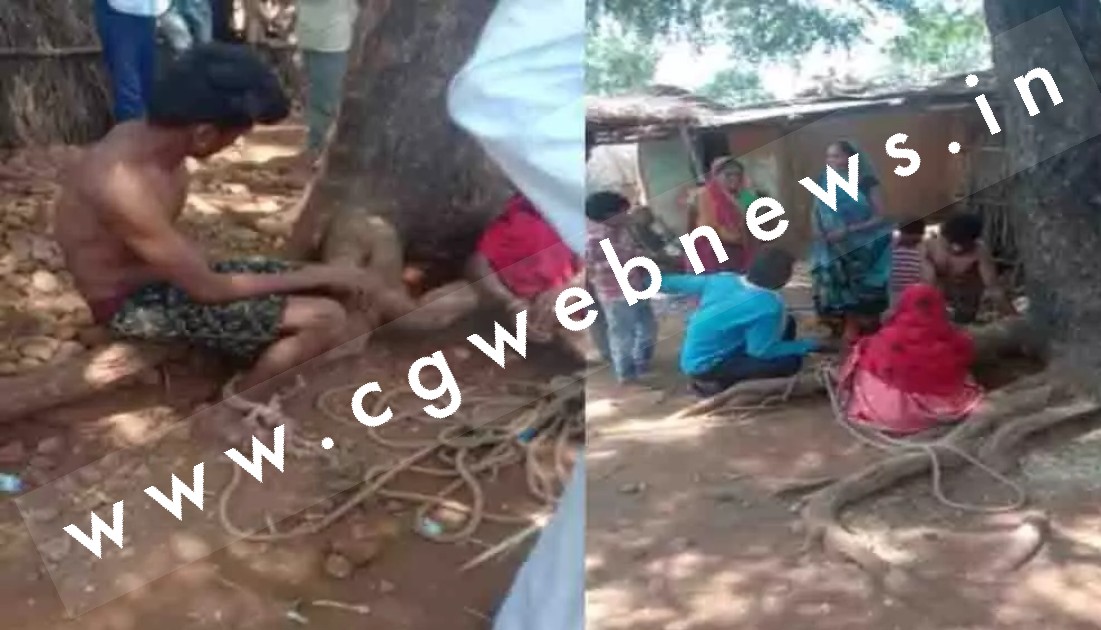 भाई बहन को प्रेमी प्रेमिका समझ कर दी तालिबानी सजा , परिजनों के आने के बाद बची दोनो की जान