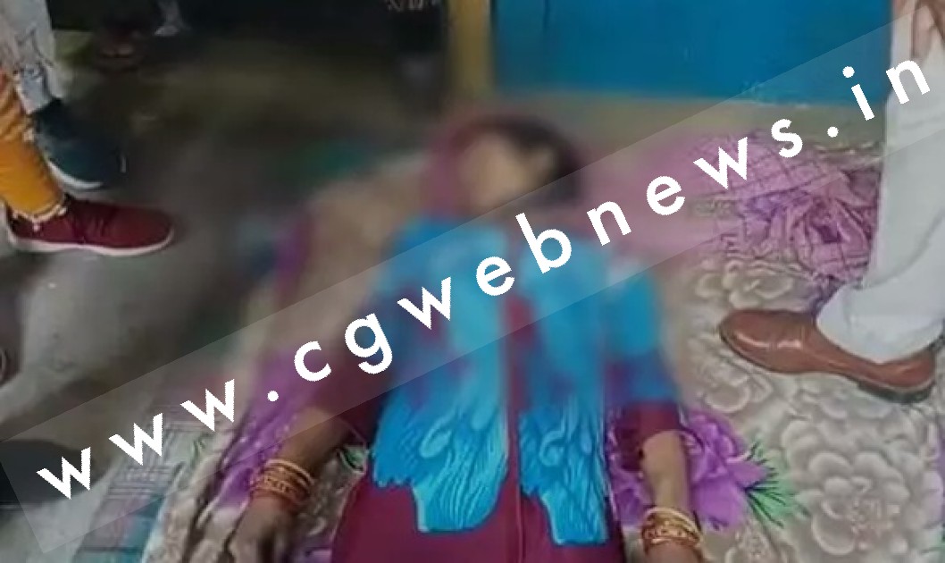 छत्तीसगढ़ - विवाहिता ने फाँसी लगा कर की खुदकुशी , पुलिस जाँच में जुटी