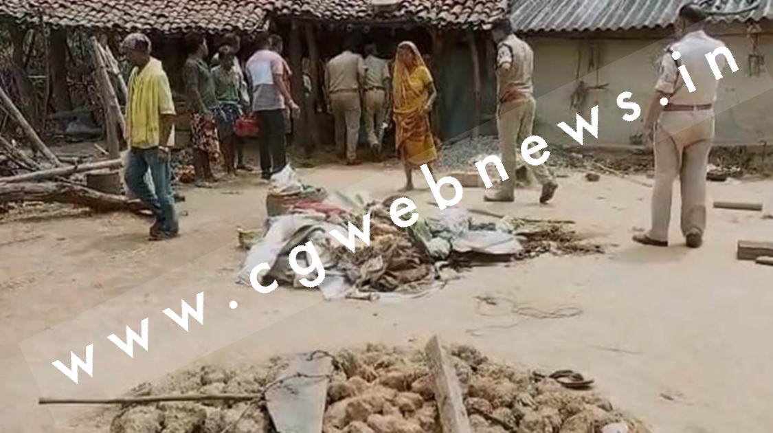 छत्तीसगढ़ - शादीशुदा बेटे की हत्या कर लाश को जलाने के बाद पिता ने की खुदकुशी