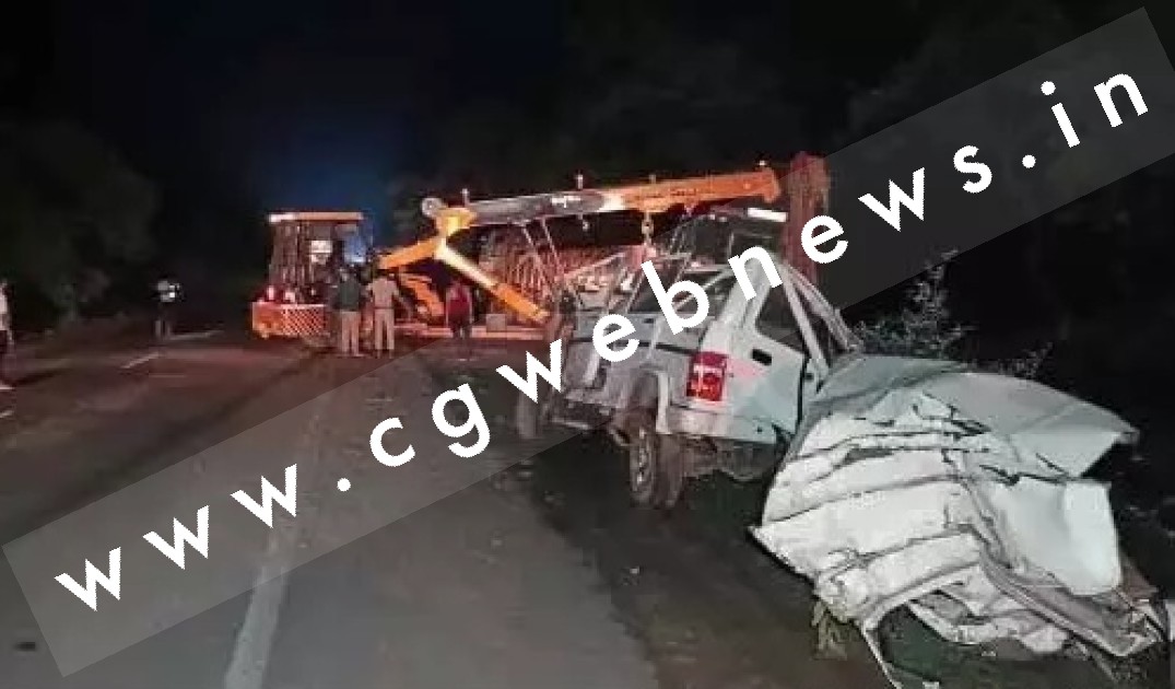 छत्तीसगढ़ में बड़ा सड़क हादसा , ट्रक और बलेरो की टक्कर में 11 लोगो की मौत