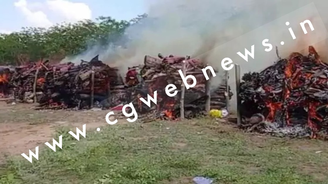 बालोद हादसा - सभी 11 शवों का किया गया अंतिम संस्कार , नम आँखों से दी गई अंतिम विदाई