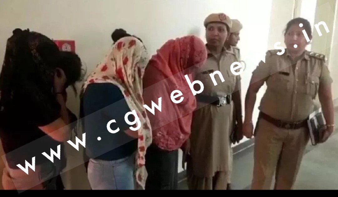 स्पा सेंटर की आड़ में चल रहे हाईप्रोफाइल सेक्स रैकेट का पर्दाफाश , 05 युवती और 02 युवक गिरफ्तार
