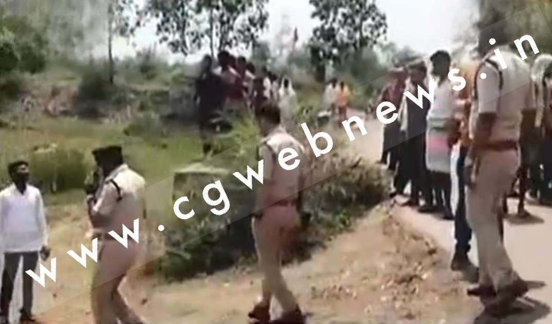 जांजगीर चाम्पा - नाले के पास संदिग्ध हालत में महिला और बच्चे की लाश मिलने से मची सनसनी , भीतर देखे तश्वीर