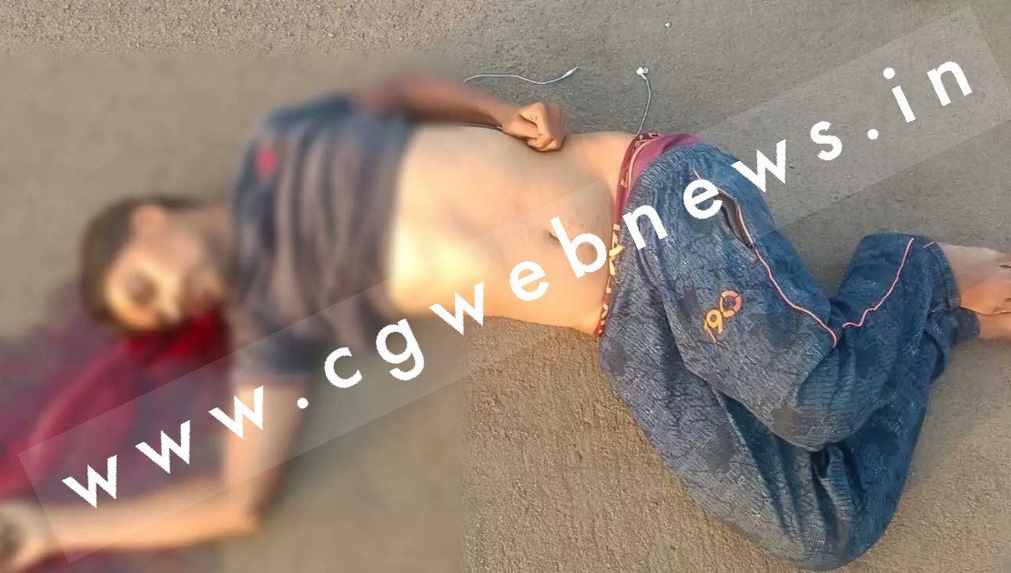 छत्तीसगढ़ - तेज रफ्तार बाईक डिवाइडर से टकराई , हादसे में युवक की मौके पर ही मौत