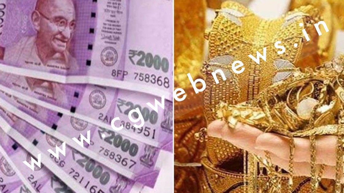 छत्तीसगढ़ - सराफा दुकानों में नही पँहुचे ग्राहक फिर भी तीन दिनों में बिक गया 70 करोड़ का 100 किलो सोना