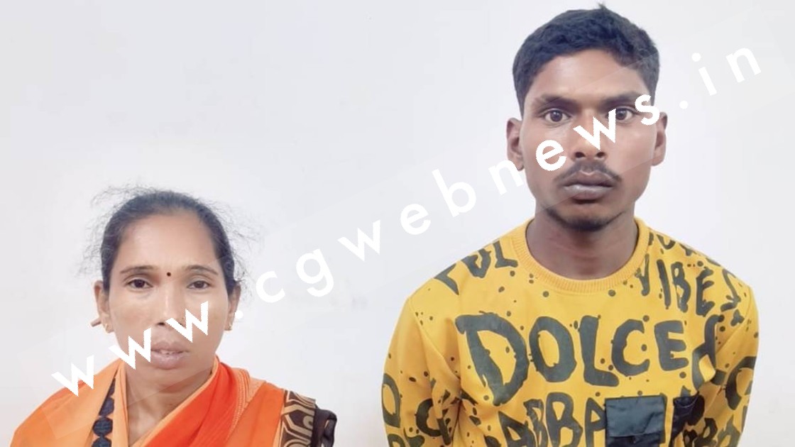 छत्तीसगढ़ - पत्नी ने भतीजे के साथ मिल कर पति को उतारा मौत के घाट , हत्या की यह वजह आई सामने