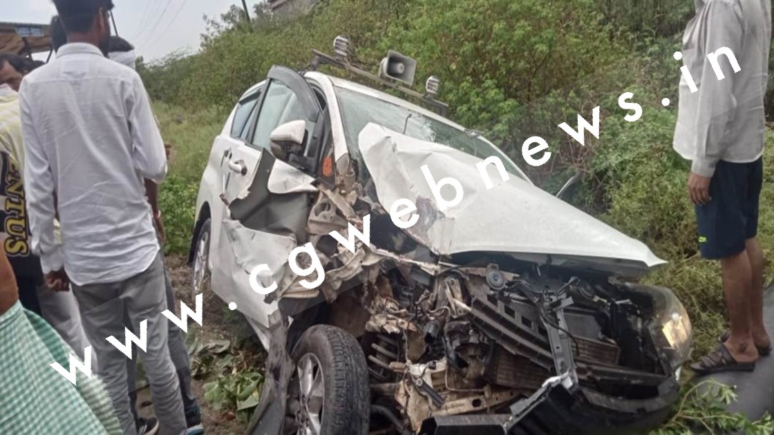 नगरीय विकास एवं आवास राज्यमंत्री हुए सड़क हादसे का शिकार , निजी हॉस्पिटल में कराया गया भर्ती