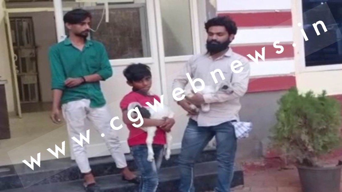 बकरी चोरी हुई तो उसके मेमनों को लेकर थाने पहुंचा युवक , पुलिस से कहां इनकी मां को ढूंढकर लाओ