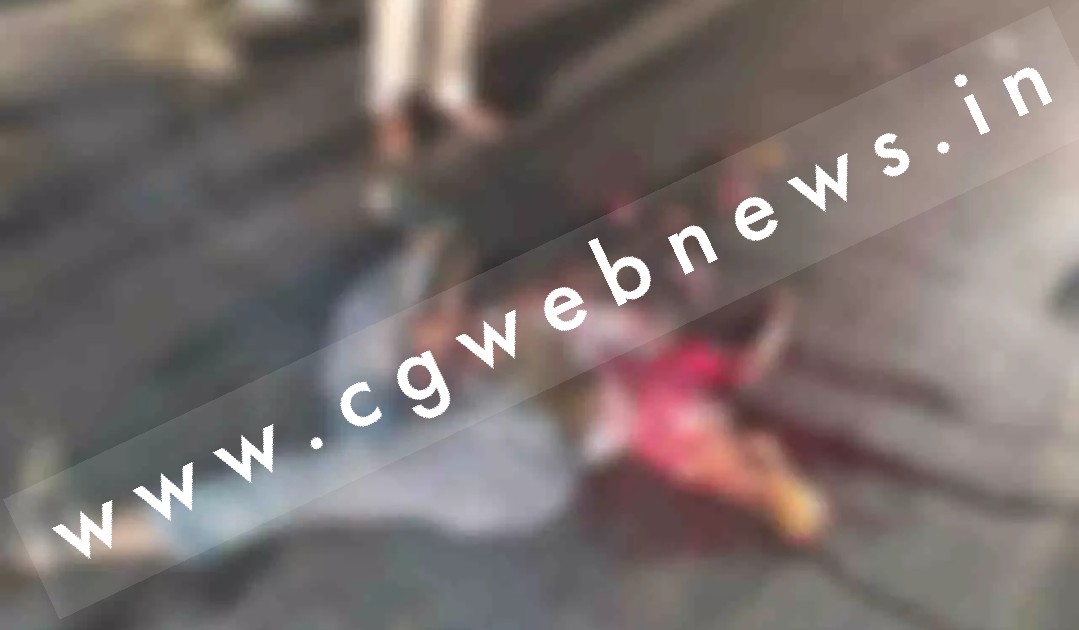 छत्तीसगढ़ - अज्ञात वाहन ने बाईक सवार को मारी टक्कर , हादसे में युवक की मौके पर ही मौत