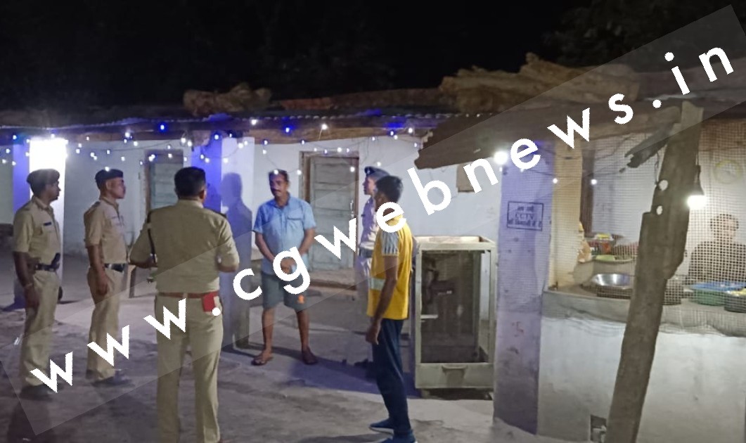 जांजगीर चाम्पा - सम्राट ढाबा , रोड़ा ढाबा , चिंटू ढाबा , फेमिली ढाबा , अपना ढाबा में पुलिस की दबिस