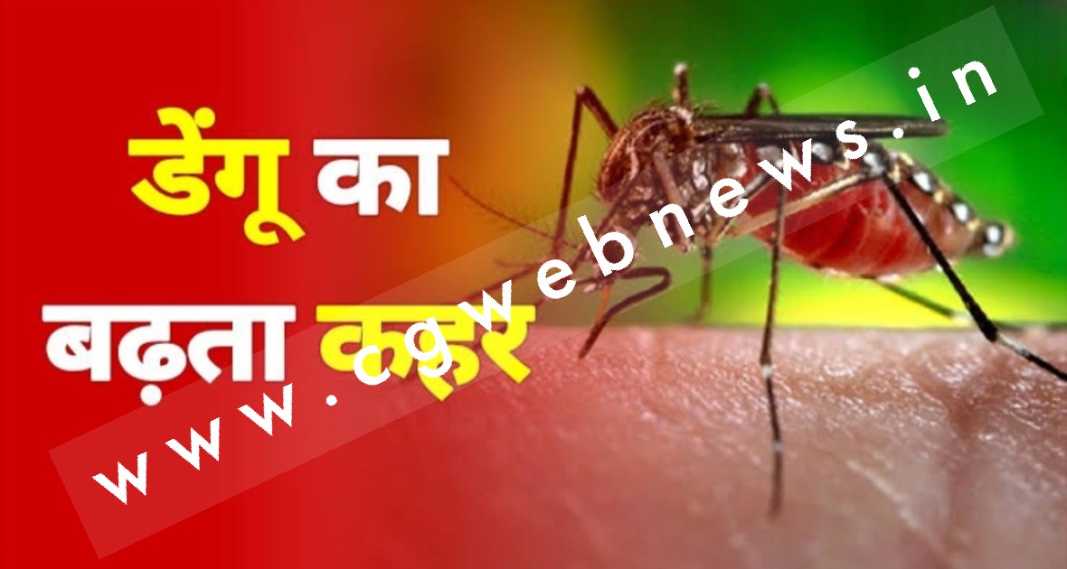 छत्तीसगढ़ में डेंगू का कहर , दो लोगो की मौत , चिकित्सा शिक्षा संचालक भी हुए संक्रमित