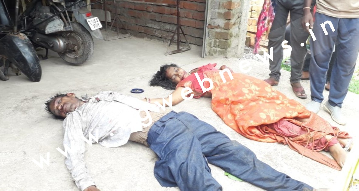 सक्ती में बड़ा सड़क हादसा , पिकअप की टक्कर से बाईक सवार दंपति की मौके पर ही मौत , NH-49 में लगा जाम